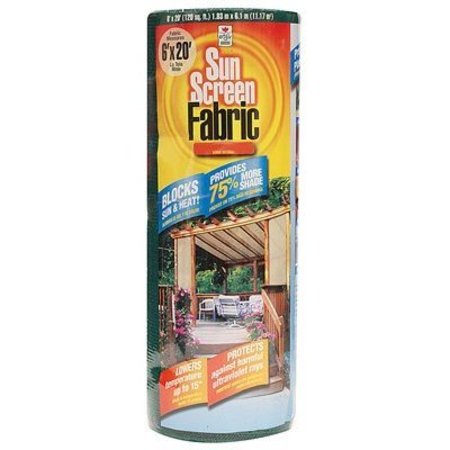 EASY GARDENER 6x20 Tan Sun Scr Fabric 72020PS